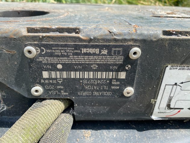 Image for BOBCAT QUICK TACH TILT ATTACHMENT
