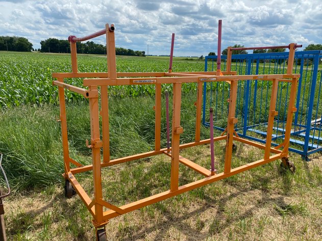 Image for STEEL RACKING ON HEAVY DUTY CASTERS