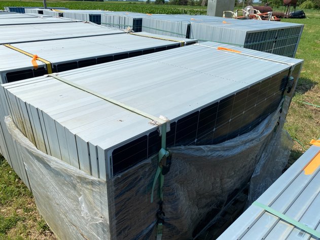Image for 9 PALLETS OF SOLAR PANELS