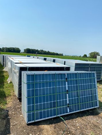 Image for 9 PALLETS OF SOLAR PANELS