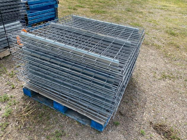Image for (24) PALLET RACKING WIRE DECKING PIECES