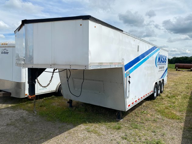 Image for TRIPLE AXLE GOOSNECK ENCLOSED TRAILER