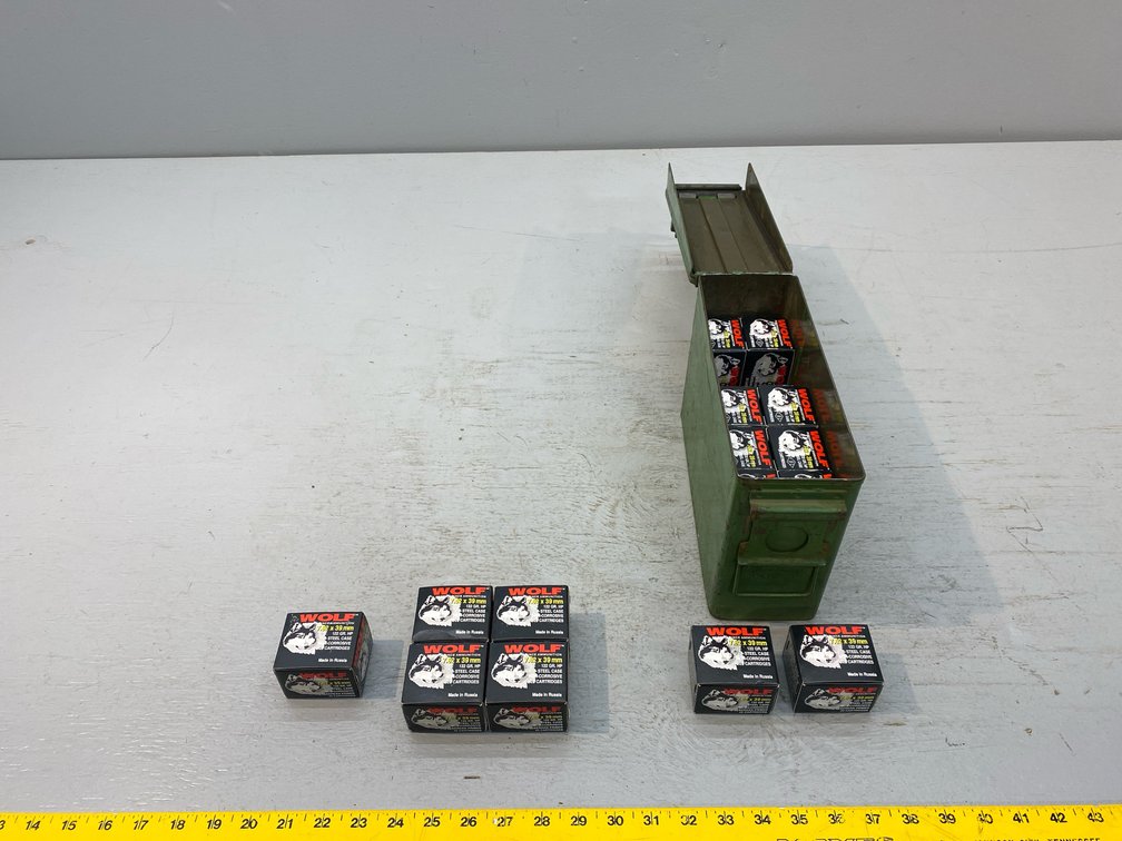 500 RDS OF 7.62 X 39 AMMO