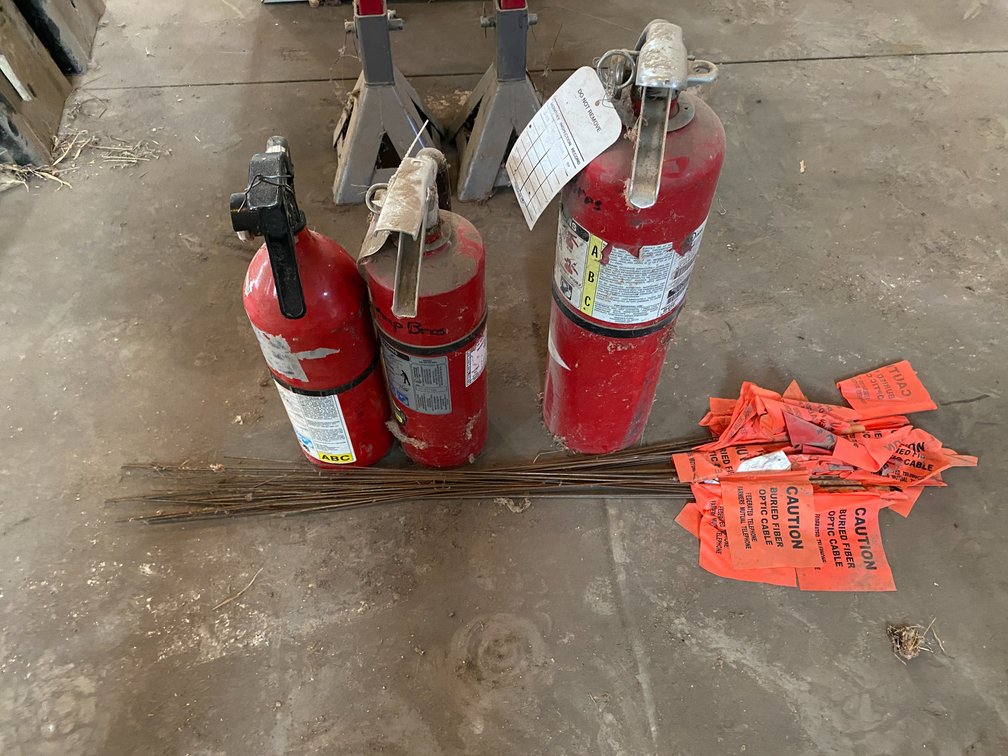 EXTINGUISHERS/FLAGS