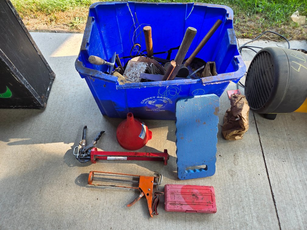 HAMMERS, CAULKING GUNS, FUNNELS, & MISC