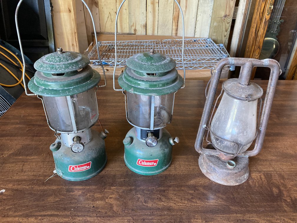 3 VINTAGE LANTERNS