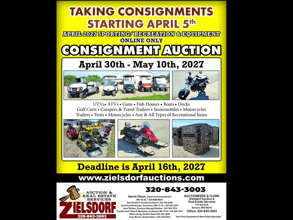 Image for April 2027 Sporting / Recreation & Equipment Online Only Consignment Auction