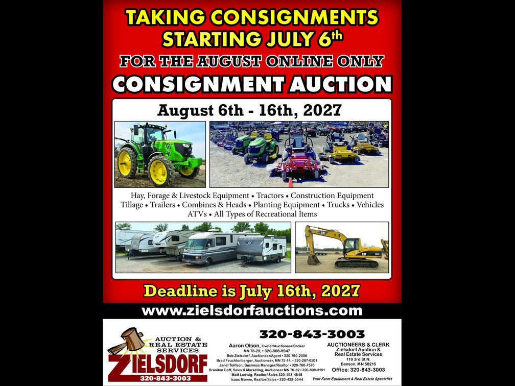 Image for August 2027 Online Only Consignment Auction