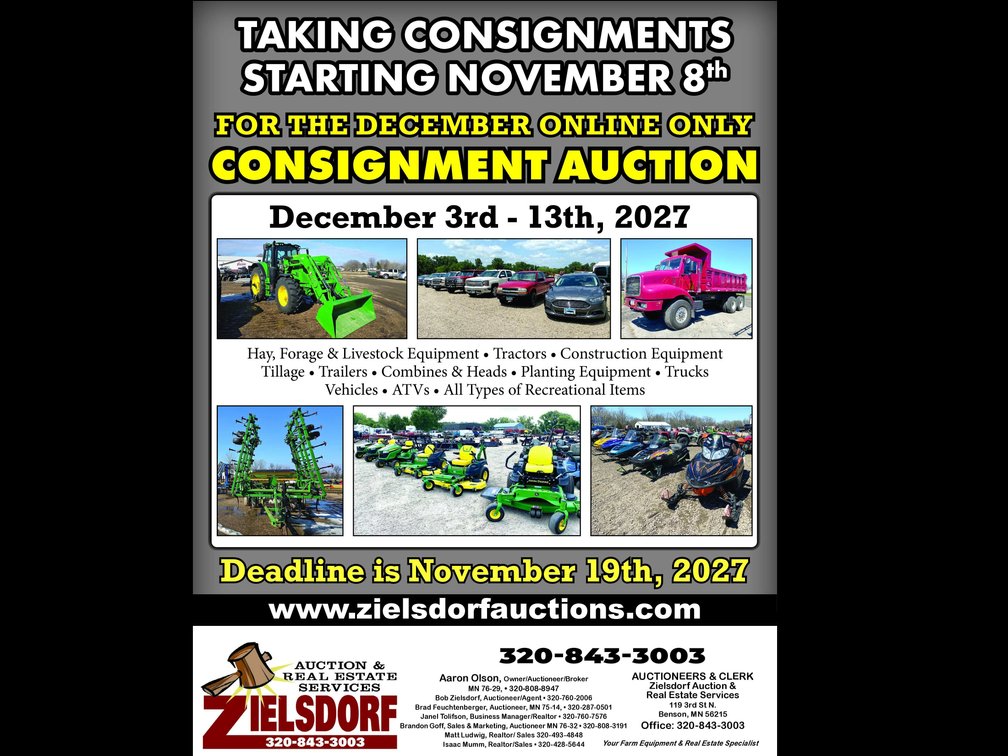 Image for December 2027 Online Only Consignment Auction