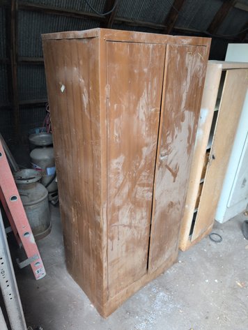 Image for BROWN METAL CABINET