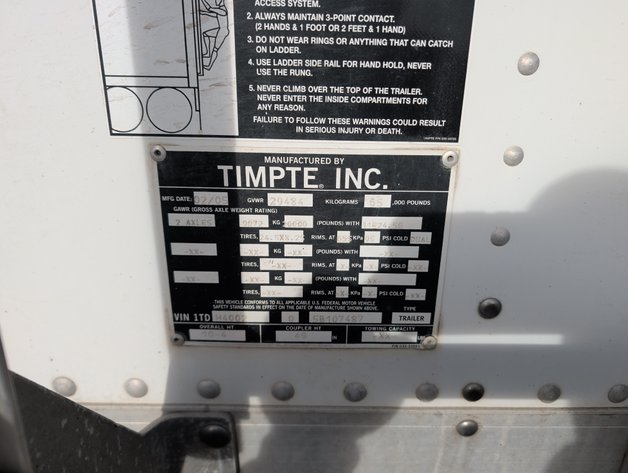 Image for 2005 TIMPTE HOPPER BOTTOM