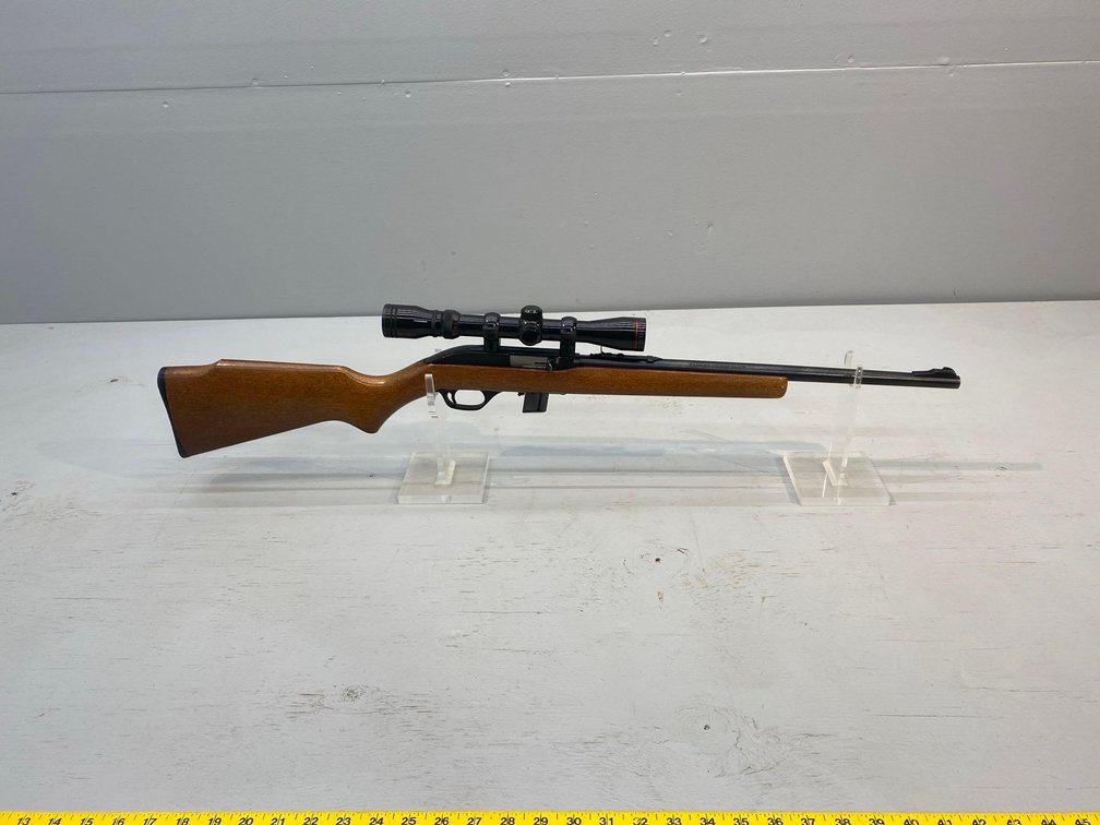 (I-5B) MARLIN MODEL 70 .22 LR, WITH 3-9 X 32 DEERFIELD SCOPE SN: 15498697