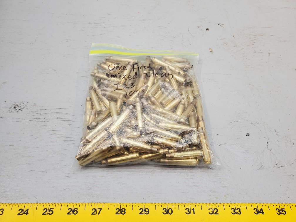 (I-9) [100] .223 CAL RELOAD CASINGS, CLEAN - FIRED ONCE