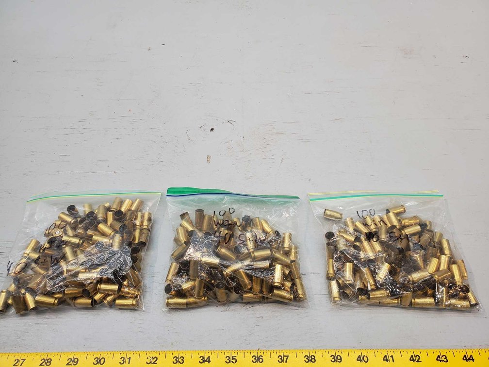 (I-14) [200] .40 CAL WIN RELOAD CASINGS, CLEAN - FIRED ONCE