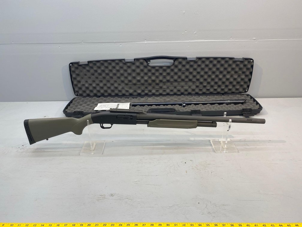 (I-15B) MOSSBERG MODEL 500 SLUG GUN, 12 GA, INCLUDES BIRD BARREL, SN: P171324