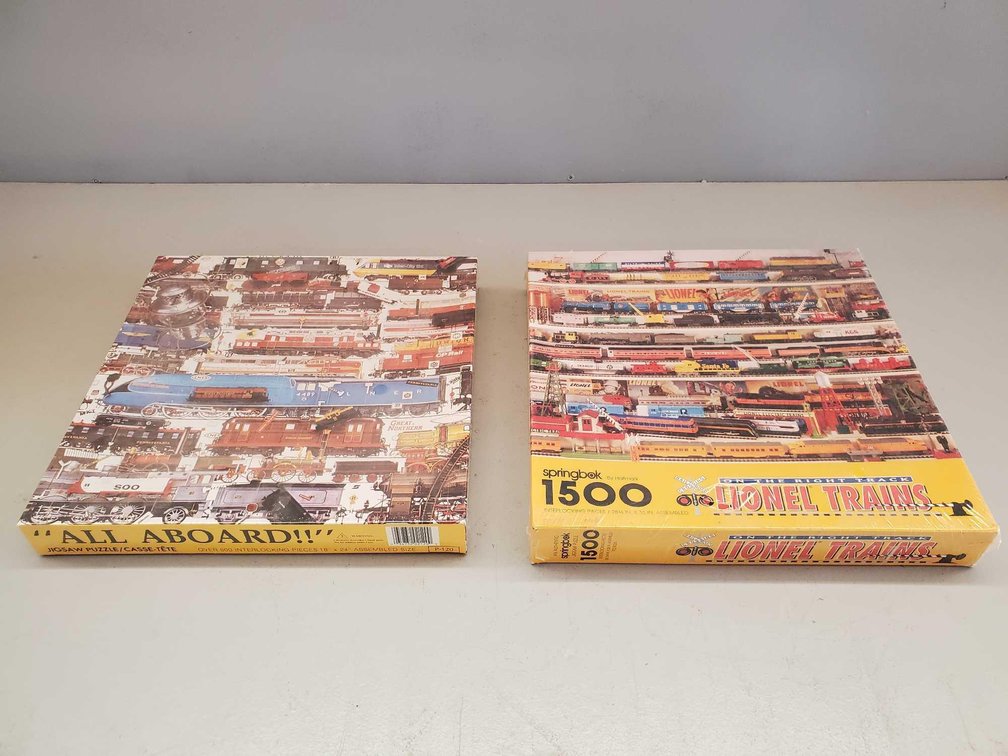 (I-19) [2] MODEL TRAIN PUZZLES