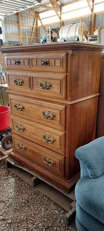 (I-23A) 5 DRAWER DRESSER, 36"W X 50"H X 19"D