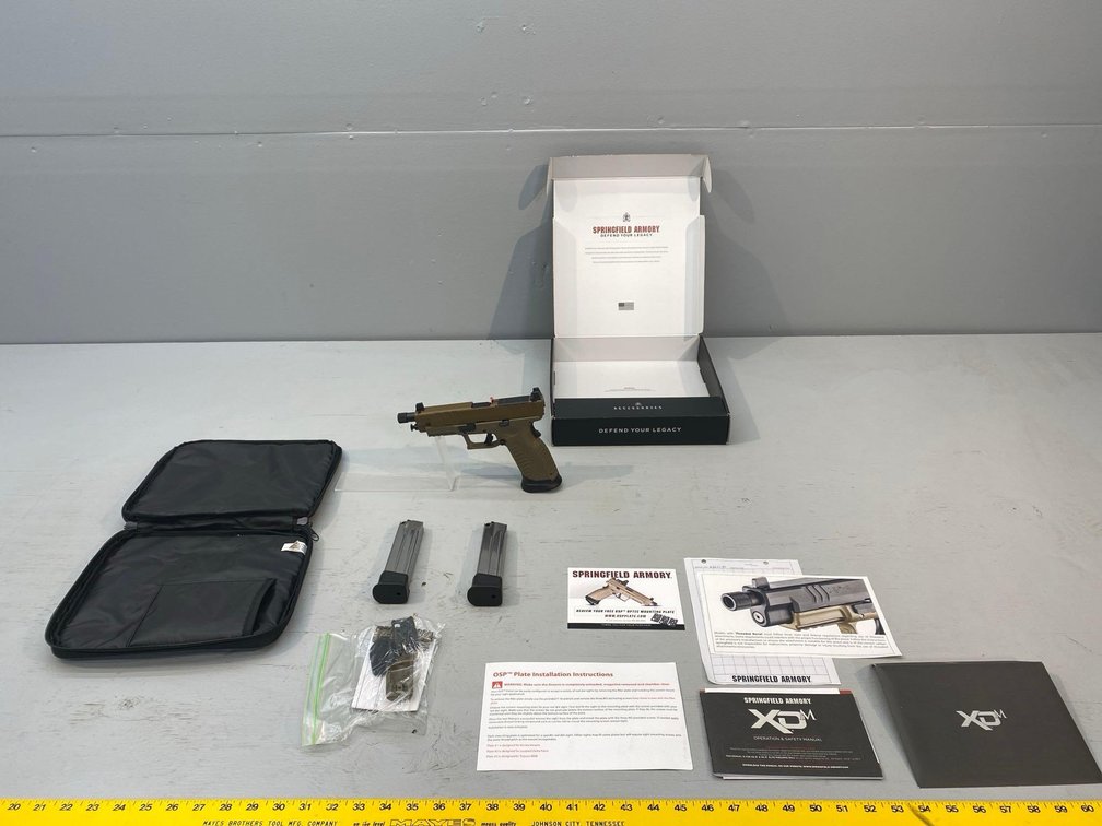 (I-25B) SPRINGFIELD ARMORY XDM ELITE TACTICAL 9MM, INCLUDES BOX AND EXTRA MAGAZINE, SN: BA674582