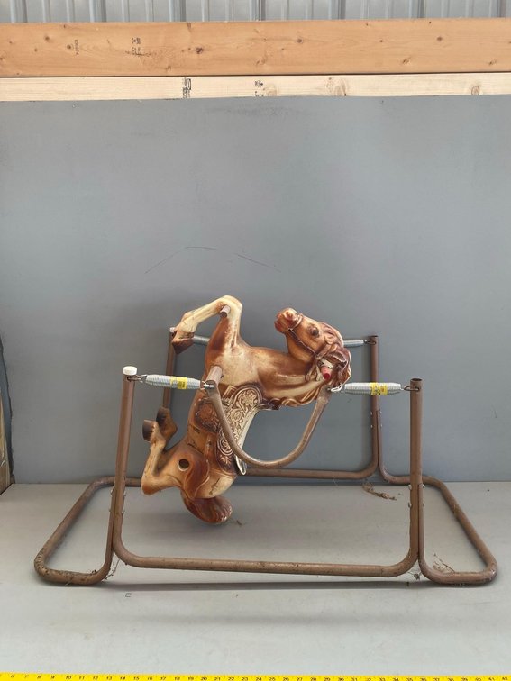 (I-51) TOY KIDS SPRING RIDING HORSE