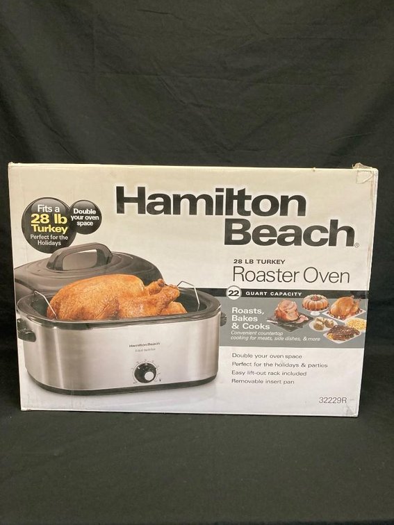 HAMILTON BEACH 22 QUART ROASTER OVEN DONATED BY STEVE AND JILL CONDON