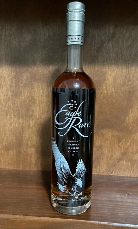 ONE BOTTLE OF EAGLE RARE BOURBON WHISKEY DONATED BY STEVE AND JILL CONDON
