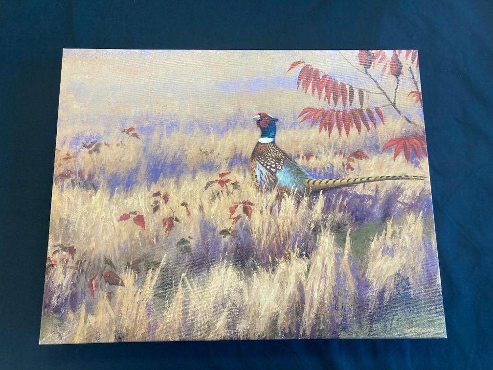 CANVAS PRINT BY JIM RATACZAK DONATED BY BRANDON SMITH. SIZE IS 16" X 20". 