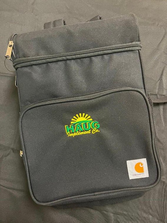 CARHARTT 20 CAN INSULATED BACKPACK COOLER DONATED BY HAUG IMPLEMENT