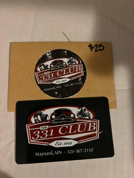 THE 331 CLUB $25 GIFT CARD