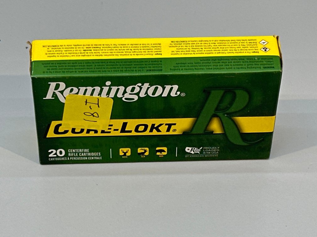 (I-81) [20] ROUNDS REMINGTON 308 WIN 150 GR AMMO CORE-LOKT PSP