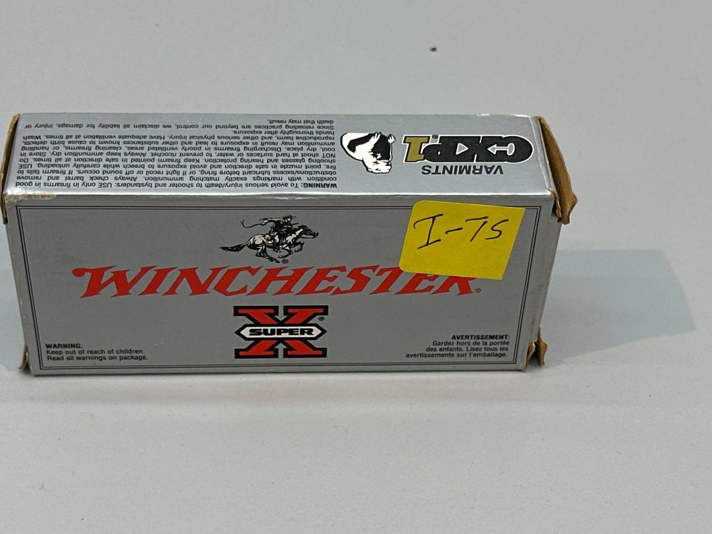 (I-75) [20] ROUNDS WINCHESTER 22-250 AMMO 55 GR POINTED SOFT POINT
