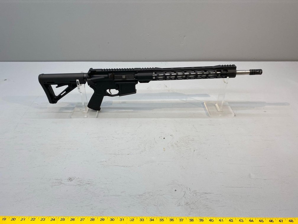 (I-783) AR-15, ANDERSON MANUFACTURING LOWER RECIEVER, 18", .223 CAL, 1/7 TWIST SS BARREL, 15" LIGHT 