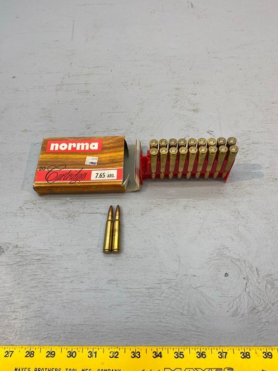 (I-419) [20] ROUNDS OF NORMA 7.65 ARGENTINA 150 GR SP