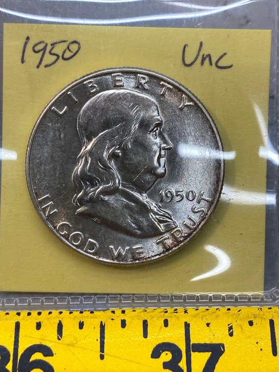(I-856) 1950 FRANKLIN HALF (UNCIRCULATED)