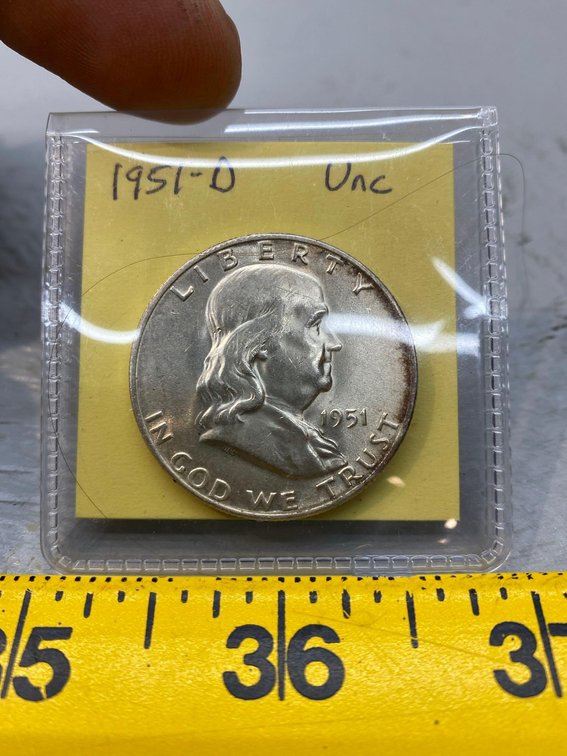 (I-857) 1951-D FRANKLIN HALF (UNCIRCULATED)