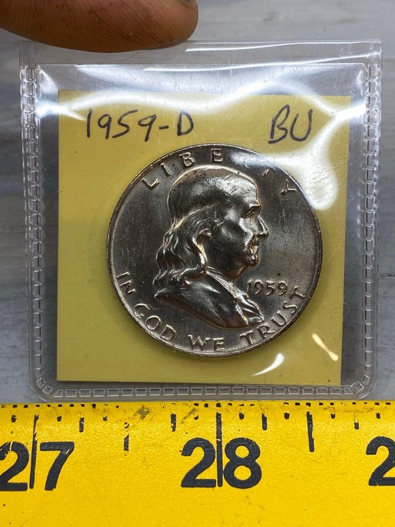 (I-860) 1959-D FRANKLIN HALF (UNCIRCULATED)