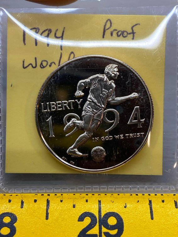 (I-862) 1994 PROOF WORLD CUP HALF DOLLAR