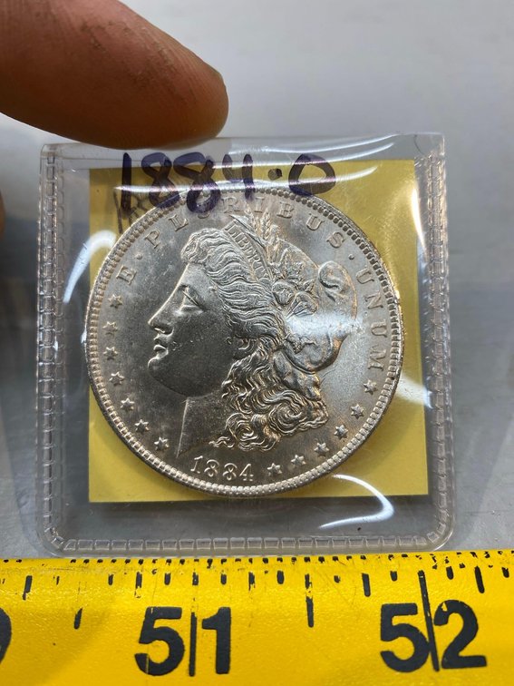 (I-822) 1884-O MORGAN DOLLAR (BRILLIANT UNCIRCULATED)