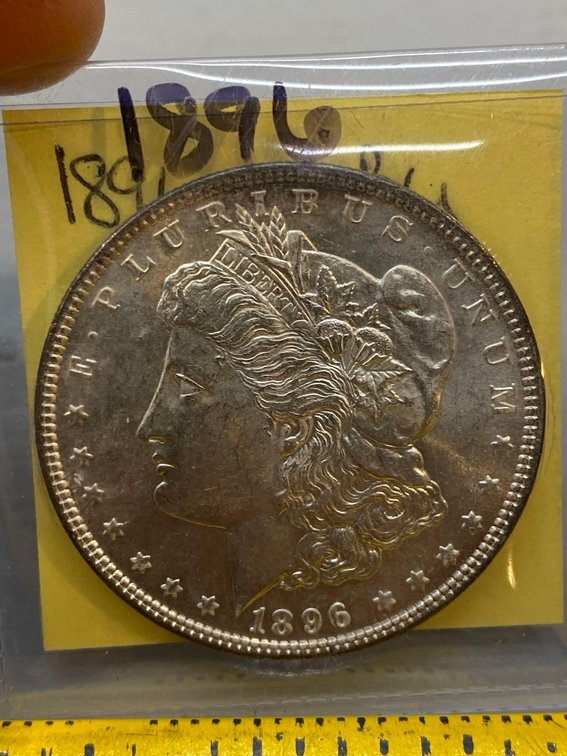 (I-824) 1896 MORGAN DOLLAR (BRILLIANT UNCIRCULATED)