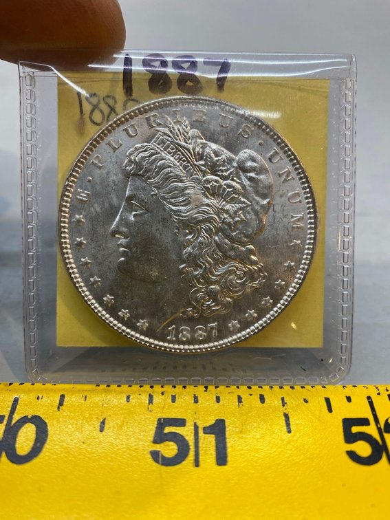 (I-830) 1887 MORGAN DOLLAR (BRILLIANT UNCIRCULATED)