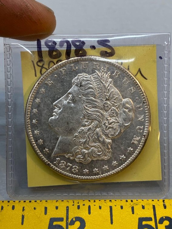 (I-832) 1878-S MORGAN DOLLAR (BRILLIANT UNCIRCULATED)
