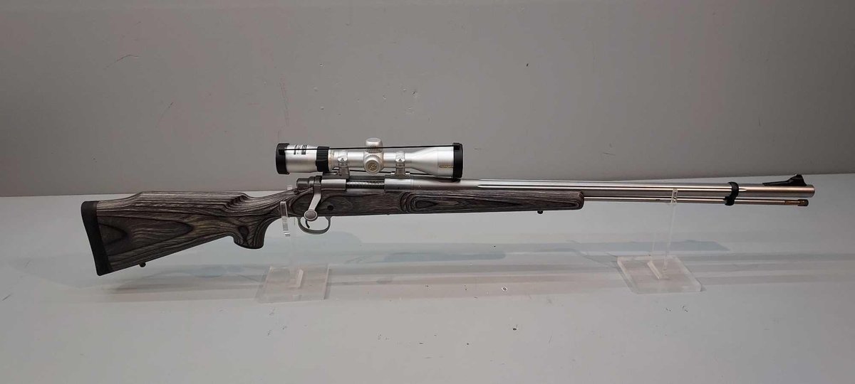 (I-403) REMINGTON MODEL 700 ULTIMATE ML, .50 CAL ML, WITH NIKON INLINE XR 3-9X40 SCOPE, S