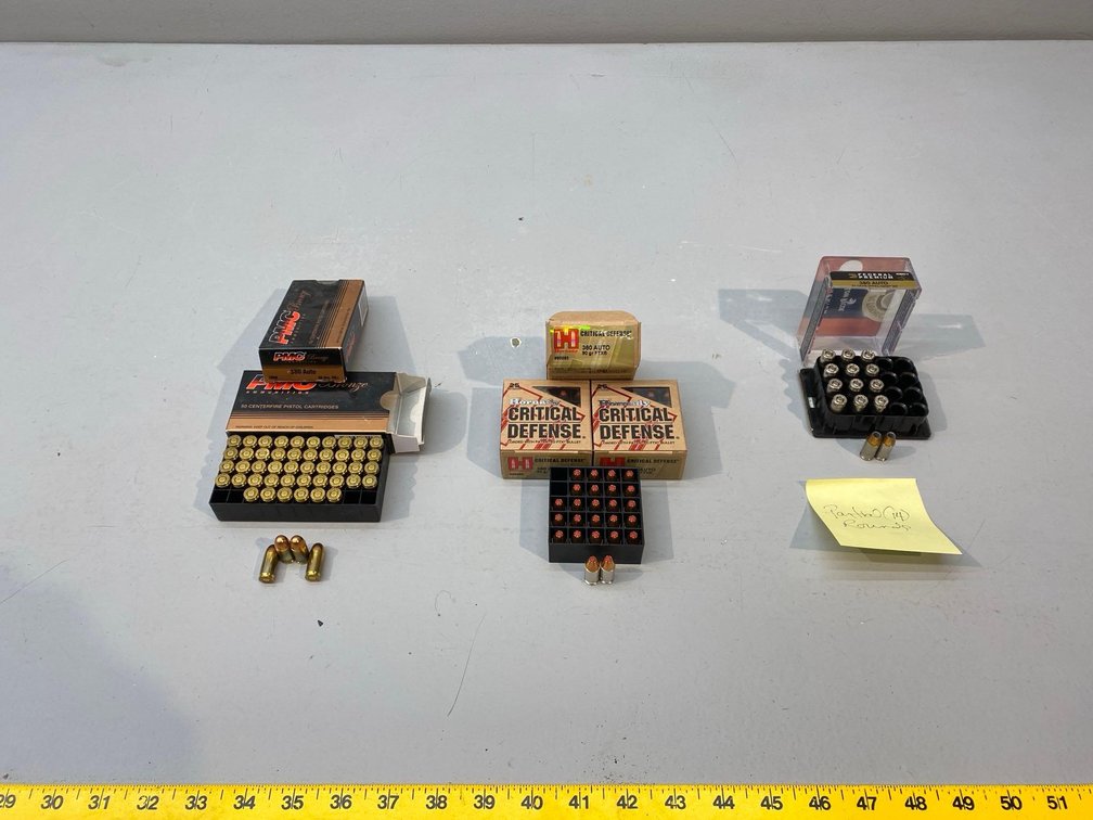 (I-466) [5] BOXES OF .380 AUTO ROUNDS