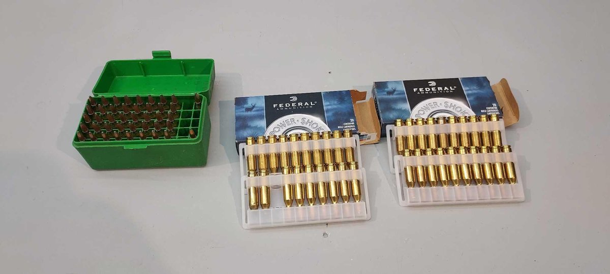 (I-2317) [39] ROUNDS OF 243 WIN. 100 GRAIN AND CASE GUARD WITH [42] ROUNDS
