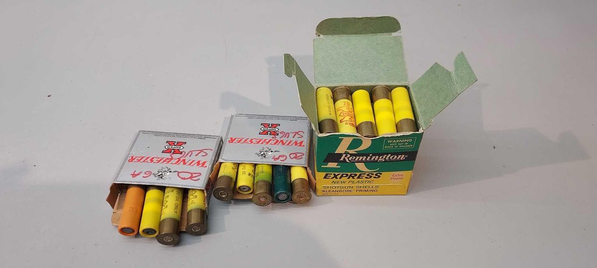 (I-2321) [34] ROUNDS OF ASSORTED 20 GA. SLUGS