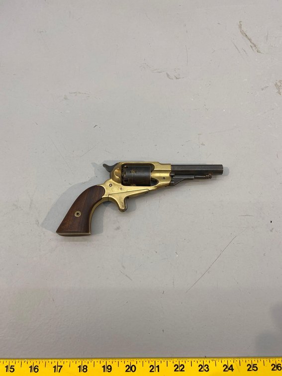 (I-1327) VINTAGE SMALL CALIBER BLACK POWDER REVOLVER, CONN. VALLEY ARMS