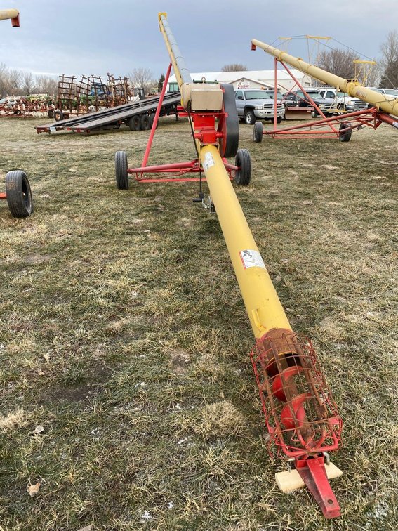 (I-1621) WESTFIELD WR 80-41 MANUAL LIFT AUGER, ELECTRIC 7.5 HP MOTOR