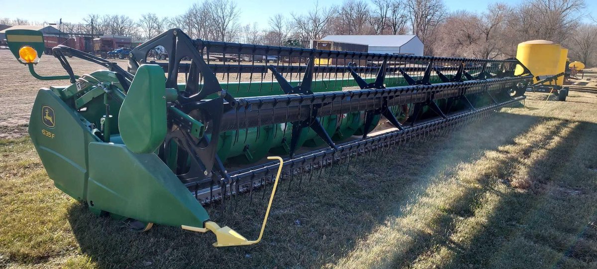 (I-1626) JOHN DEERE 635F BEAN HEAD, SINGLE POINT HOOKUP