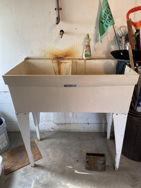 2-BASIN POLY SINK/WASH BASIN