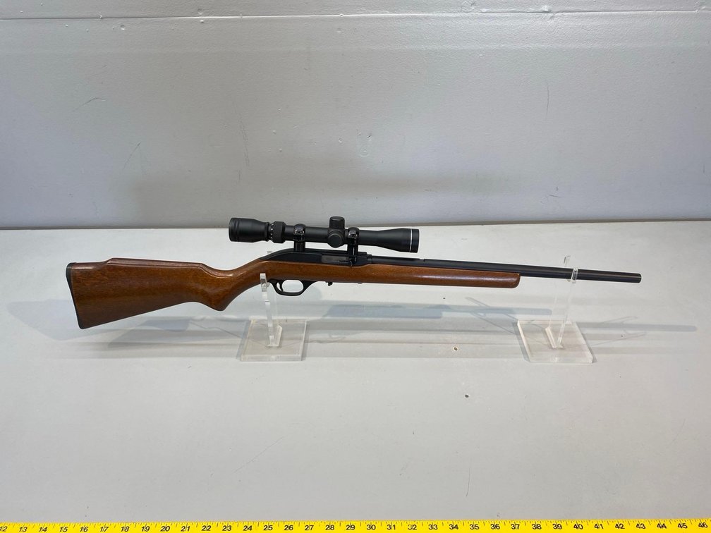 MARLIN MODEL 70 .22 LR SEMI AUTO RIFLE WITH TASCO 3-9X32 SCOPE, SN:14416035