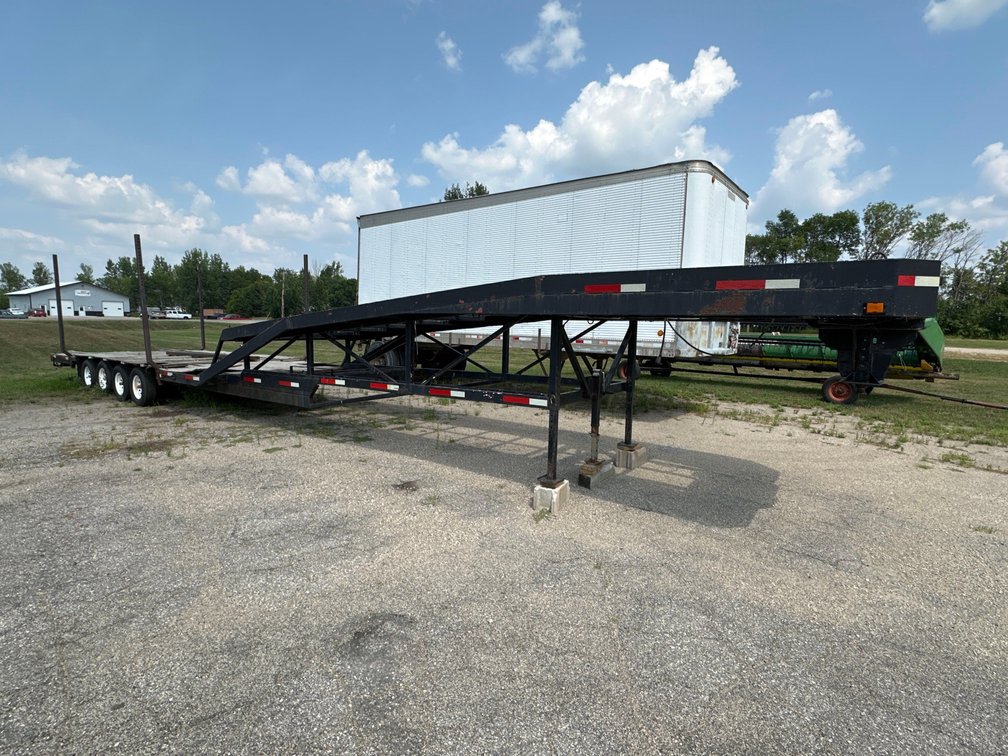 (I-388) (LOCATED IN BENSON)  (TITLE) 1985 "MO" 50' OVERALL LENGTH, CAR/BOAT/EQUIPMENT TRAILER. KING 